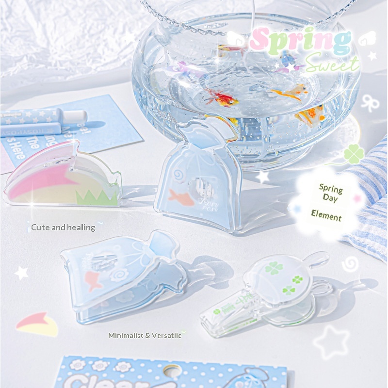 RosyPosy Klare Acryl-Clips Nie – Binder Clip Assorted Bewertung und Preis
