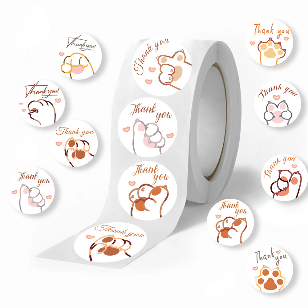 JCAC 500 Stück/Rolle Niedliche – Sticker Label Roll Bewertung und Preis