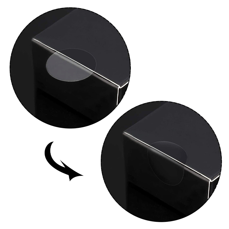 500 Stück/Rolle Runde Transpar – Sticker Label Roll Bewertung und Preis